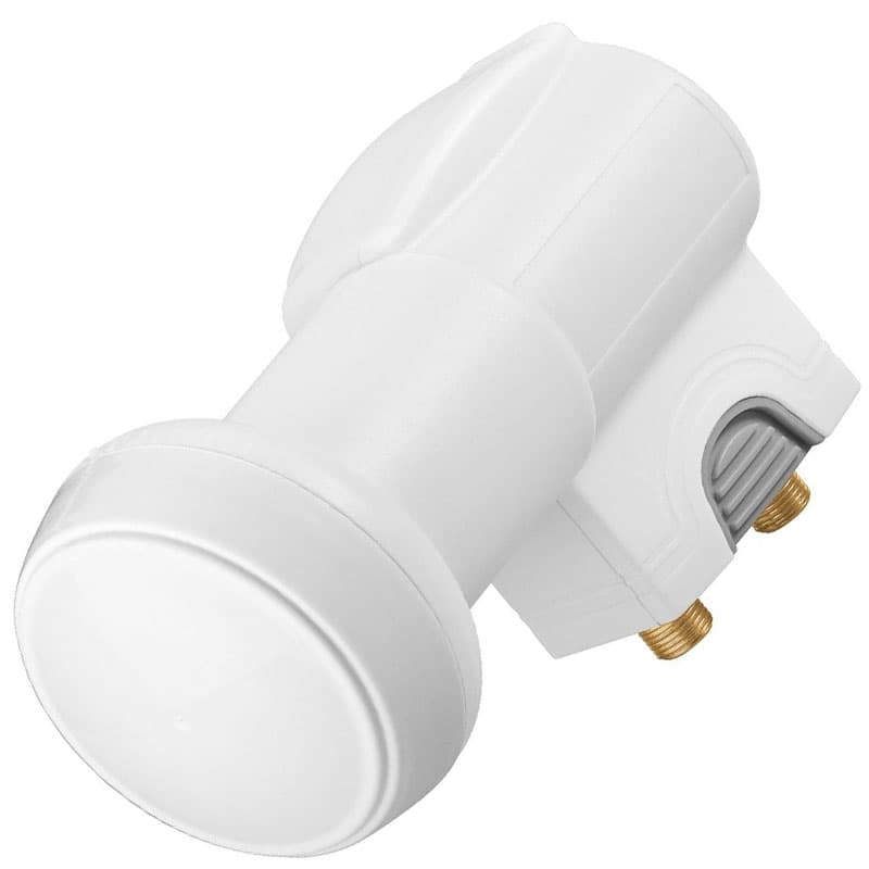 SAT-LNB numérique double LNB numérique DVB-S2 pour 2 participants 4K, HDTV, réception 3D